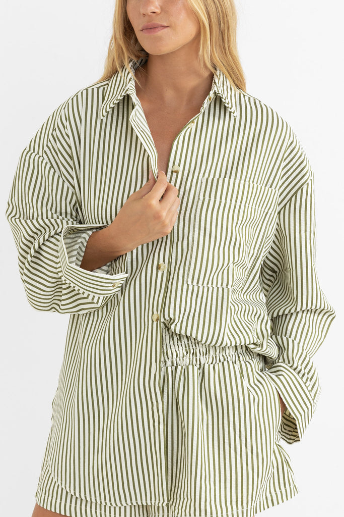 RHYTHM - COVE STRIPE LONG SLEEVE SHIRT