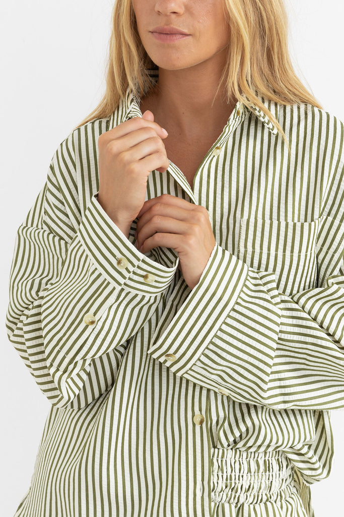 RHYTHM - COVE STRIPE LONG SLEEVE SHIRT