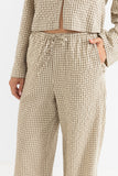 RHYTHM - LUCA CHECKED DRAWSTRING PANT