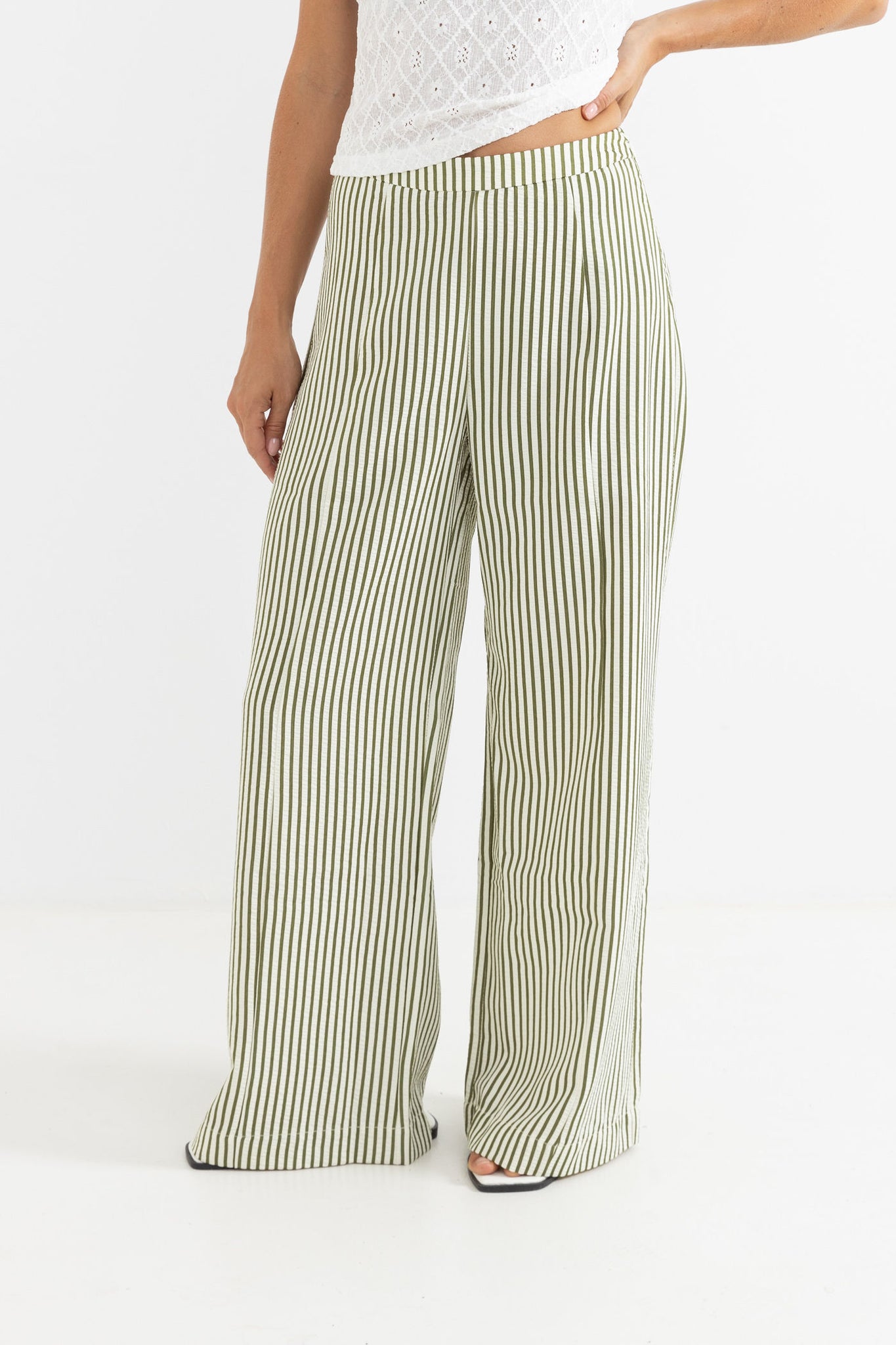 RHYTHM - COVE STRIPE WIDE LEG PANT