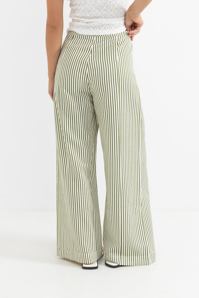 RHYTHM - COVE STRIPE WIDE LEG PANT