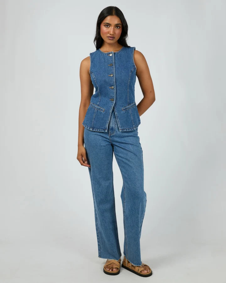 ALL ABOUT EVE - LENA DENIM VEST