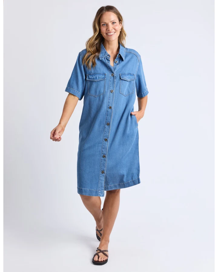 ELM-CORA DENIM DRESS