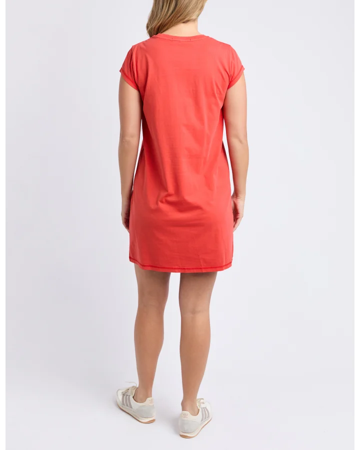 FOXWOOD - SIGNATURE EMBROIDERY TEE DRESS