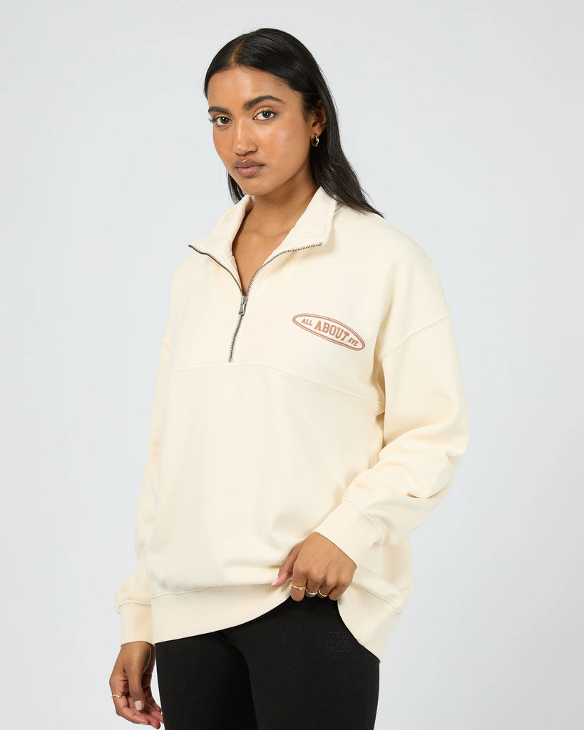 ALL ABOUT EVE - ELEVATED RELAXED 1/4 ZIP