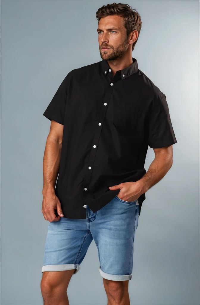 BLACK WOOD - JAGO COTTON SHIRT