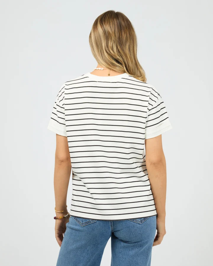 ALL ABOUT EVE - WASHED STRIPE TEE