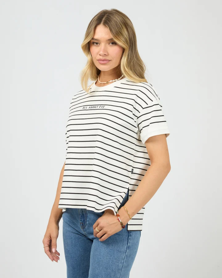 ALL ABOUT EVE - WASHED STRIPE TEE