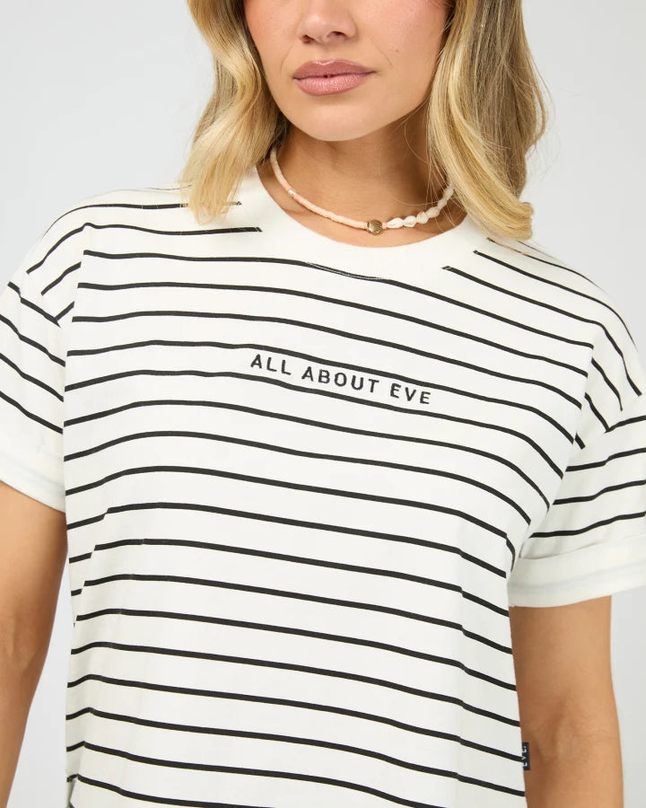 ALL ABOUT EVE - WASHED STRIPE TEE