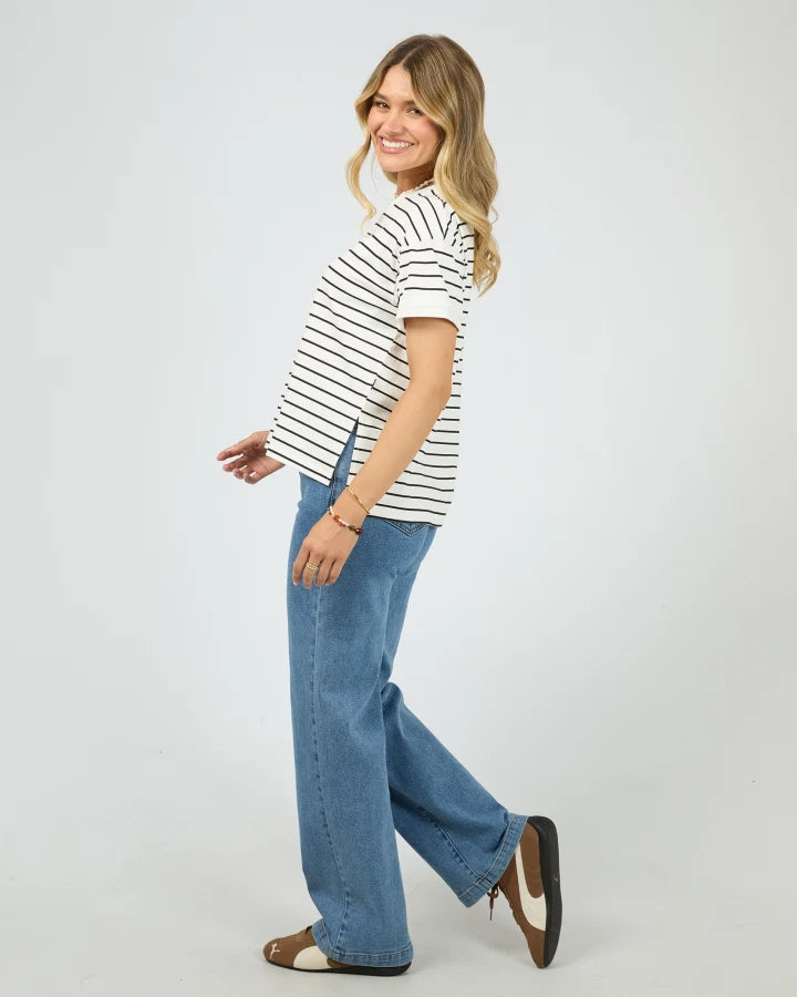 ALL ABOUT EVE - WASHED STRIPE TEE