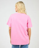 ALL ABOUT EVE - POMEGRANATE RELAXED TEE