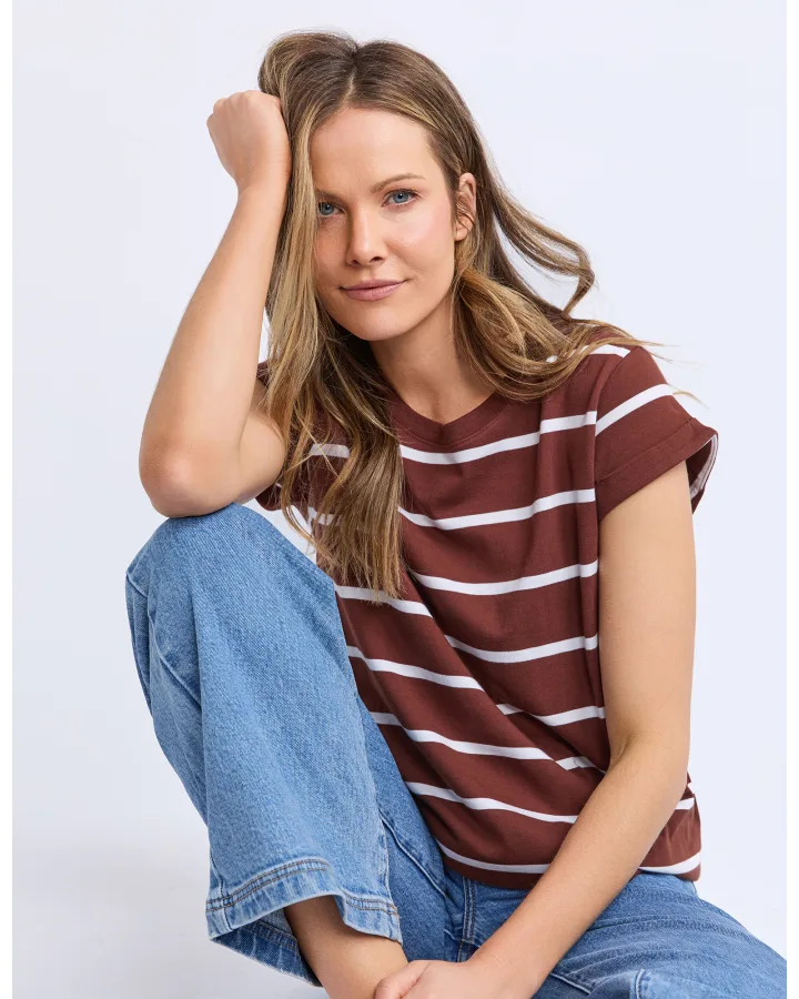 FOXWOOD - MANLY STRIPE TEE