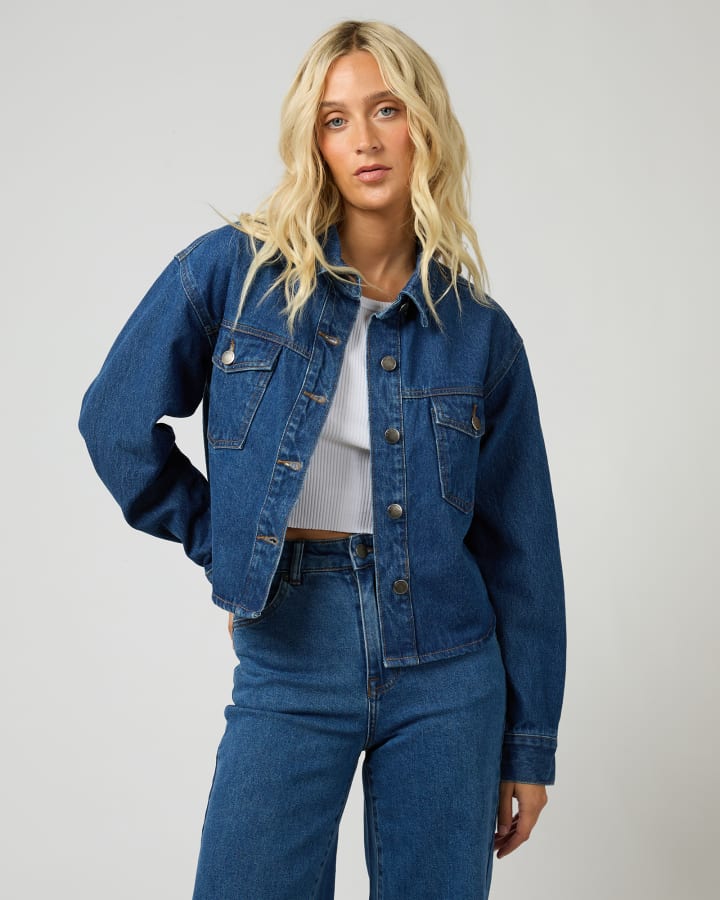 ALL ABOUT EVE - BANKS CROP JACKET