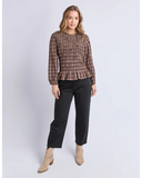 FOXWOOD - COCO CHECK TOP