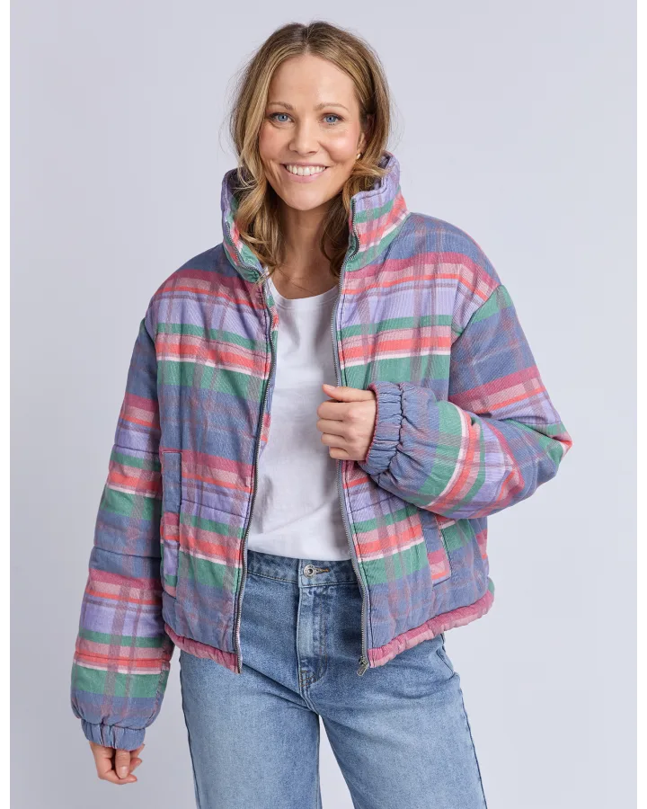ELM - CORD CHECK JACKET