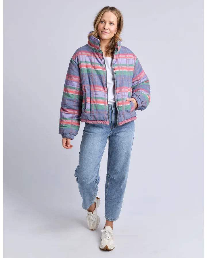 ELM - CORD CHECK JACKET
