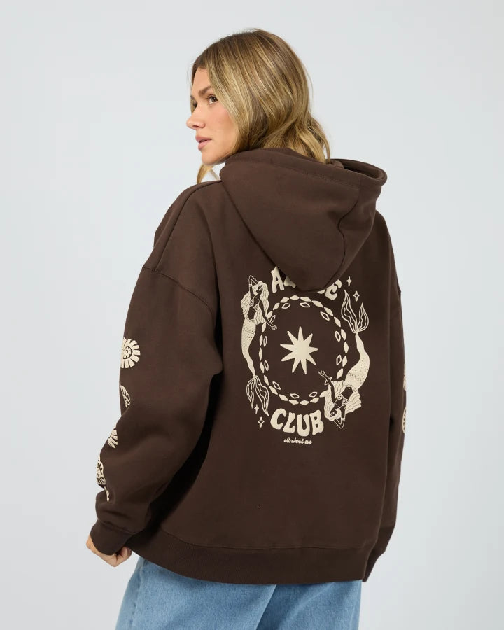 ALL ABOUT EVE - AZURE CLUB RELAXED HOODIE