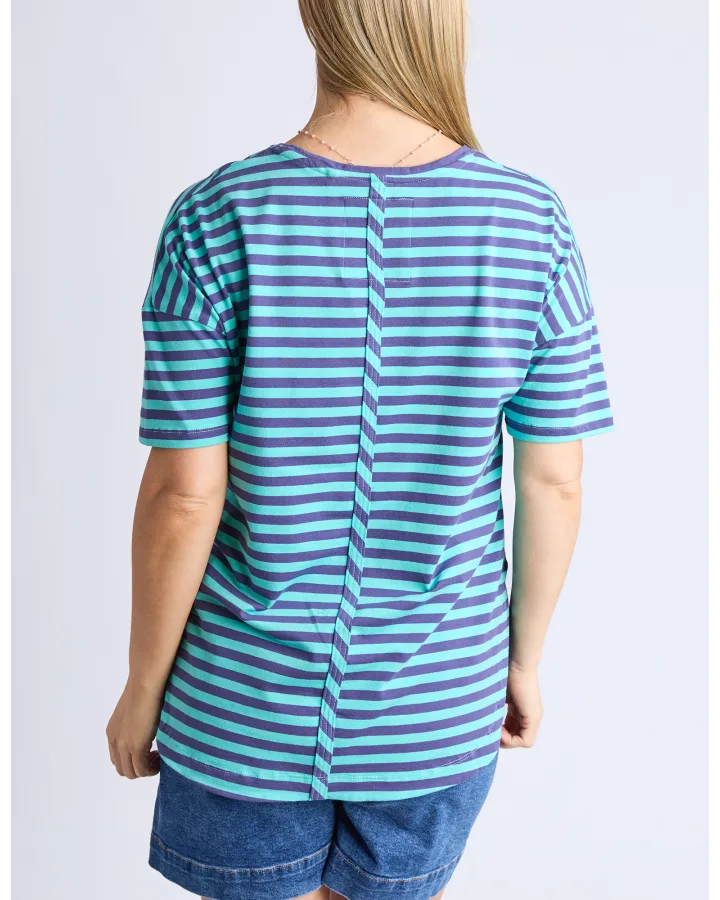 ELM - LAUREN S/S TEE - STRIPE