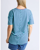 ELM - LAUREN S/S TEE - STRIPE