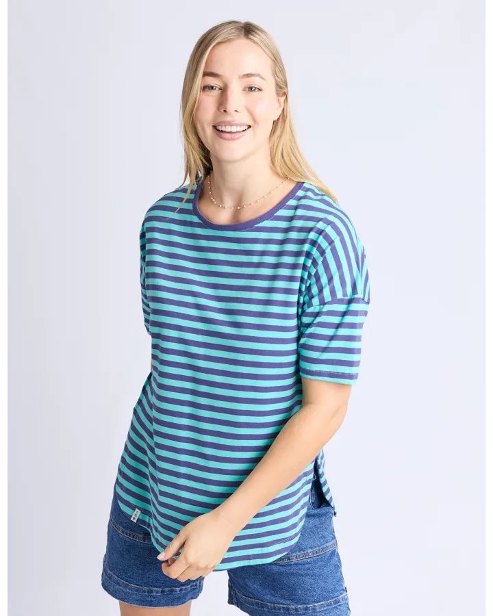 ELM - LAUREN S/S TEE - STRIPE