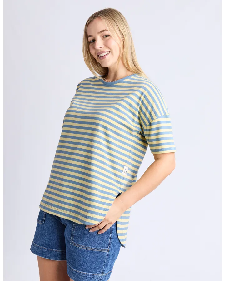 ELM - LAUREN S/S TEE - STRIPE
