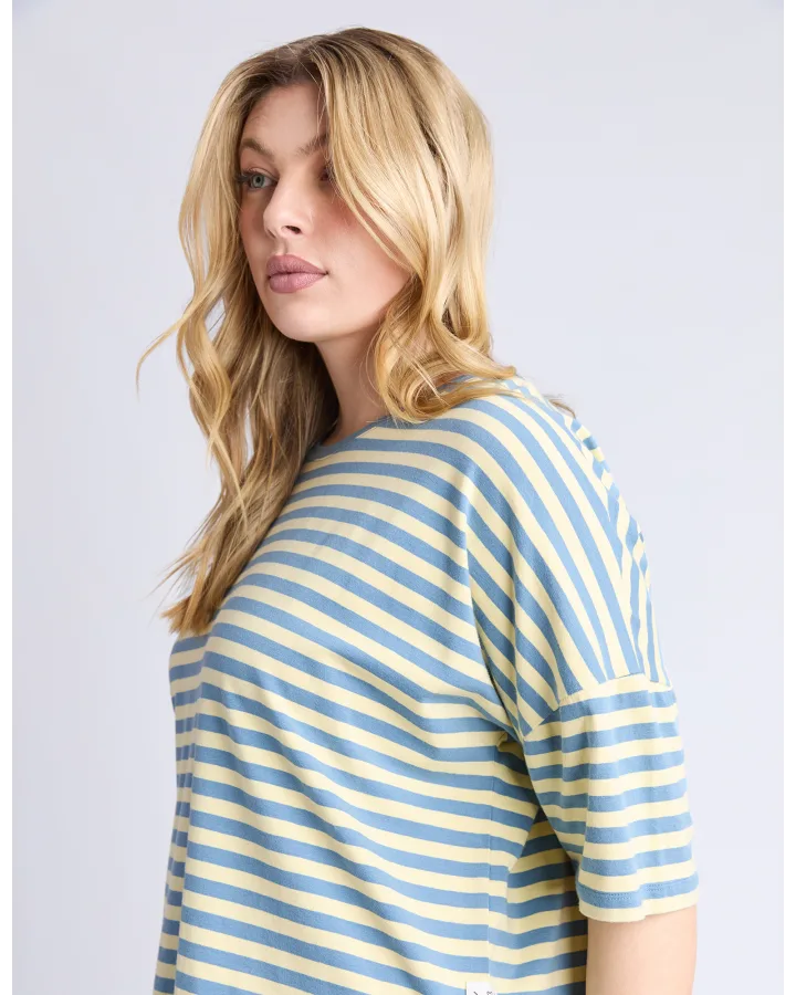 ELM - LAUREN S/S TEE - STRIPE