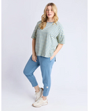 ELM - LAUREN S/S TEE - STRIPE