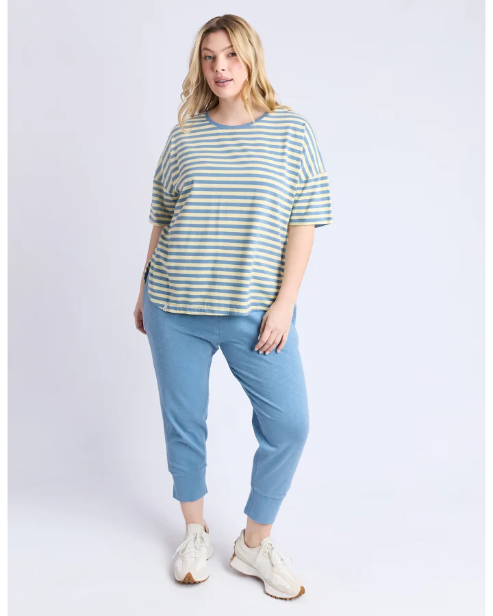 ELM - LAUREN S/S TEE - STRIPE