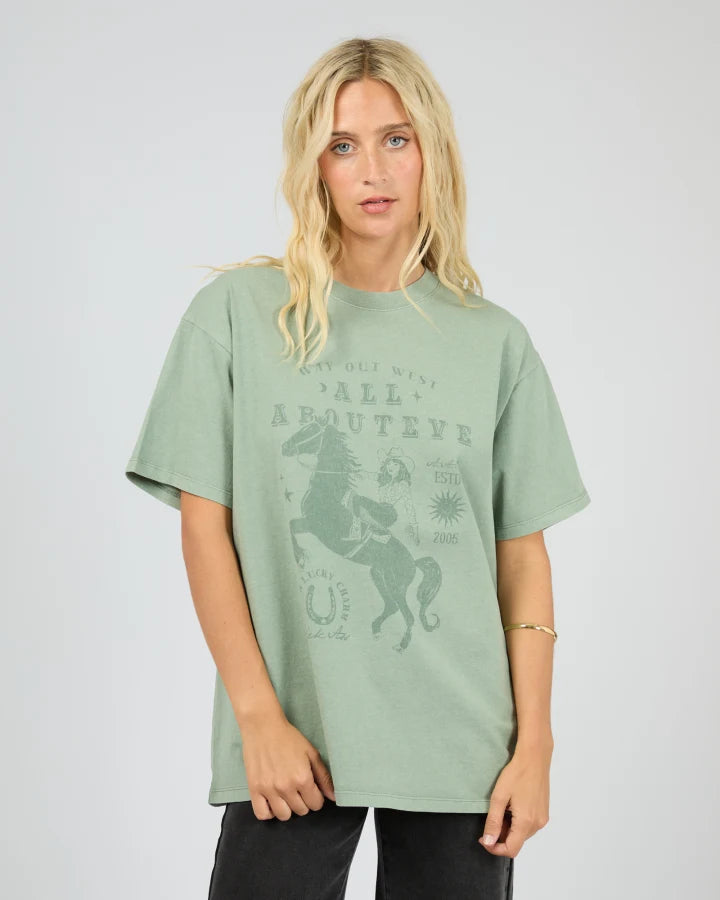 ALL ABOUT EVE - GIDDY UP RELAXED TEE