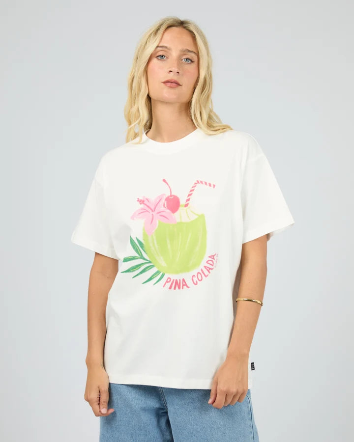 ALL ABOUT EVE - PINA COLADA RELAXED TEE