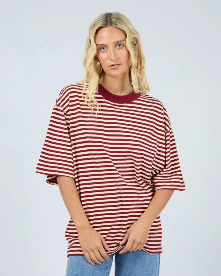 ALL ABOUT EVE - PALOMA OVERSIZED STRIPE TEE