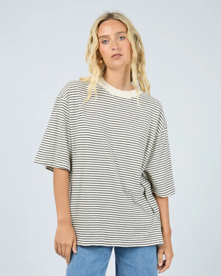ALL ABOUT EVE - KYA OVERSIZED STRIPE TEE