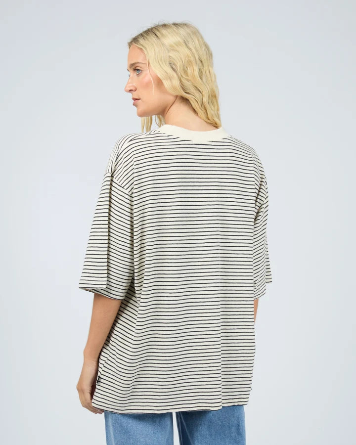 ALL ABOUT EVE - KYA OVERSIZED STRIPE TEE