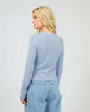 ALL ABOUT EVE - SAMI STRIPE LS TOP