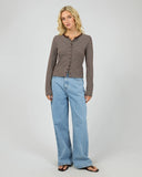 ALL ABOUT EVE - SAMI STRIPE LS TOP