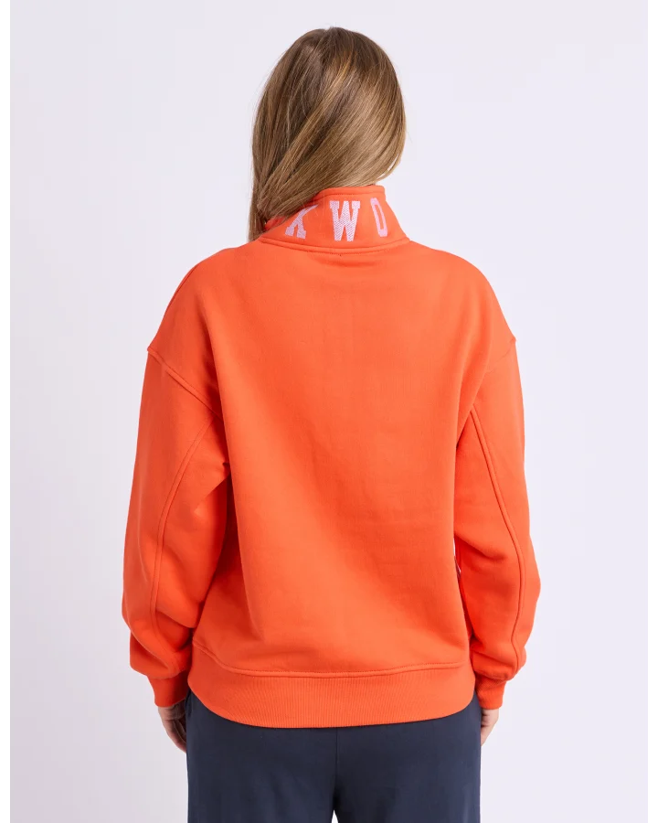 FOXWOOD - COLLEGE CONTRAST ZIP CREW