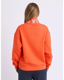 FOXWOOD - COLLEGE CONTRAST ZIP CREW