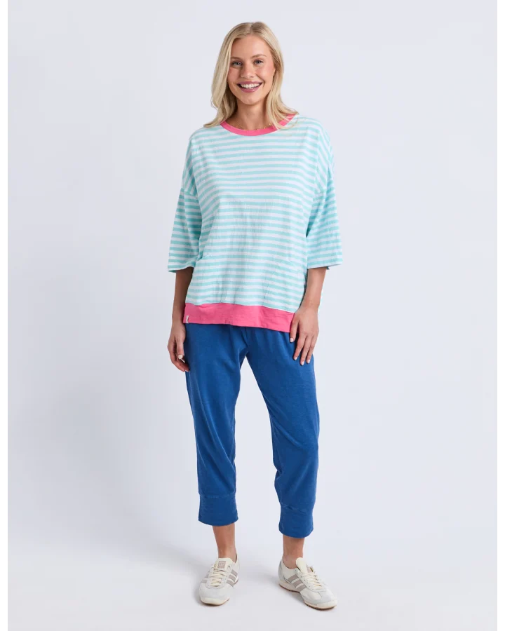 ELM - MAZIE STRIPE RINGER SWEAT