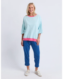 ELM - MAZIE STRIPE RINGER SWEAT