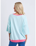 ELM - MAZIE STRIPE RINGER SWEAT