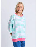 ELM - MAZIE STRIPE RINGER SWEAT