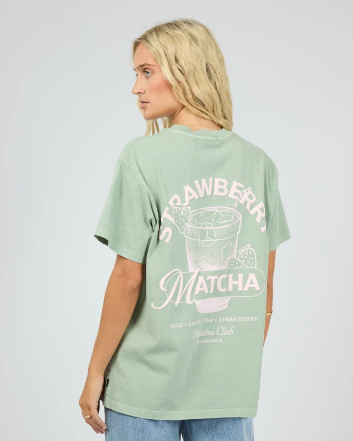 ALL ABOUT EVE - MATCHA CLUB RELAXED TEE