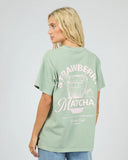ALL ABOUT EVE - MATCHA CLUB RELAXED TEE