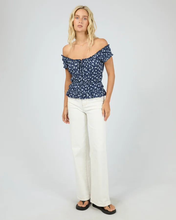 ALL ABOUT EVE - CLARABELLE FLORAL TOP