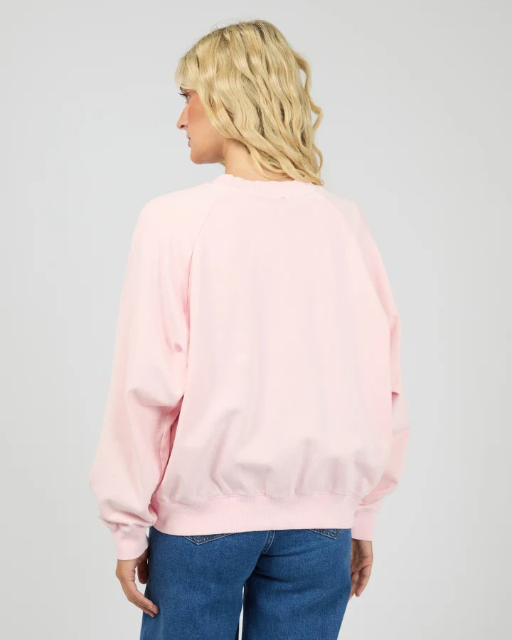 ALL ABOUT EVE - FLYNN WASHED BOX RAGLAN CREW
