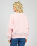 ALL ABOUT EVE - FLYNN WASHED BOX RAGLAN CREW