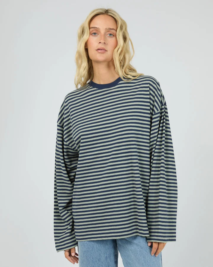 ALL ABOUT EVE - PALOMA LS STRIPE TEE