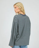 ALL ABOUT EVE - PALOMA LS STRIPE TEE