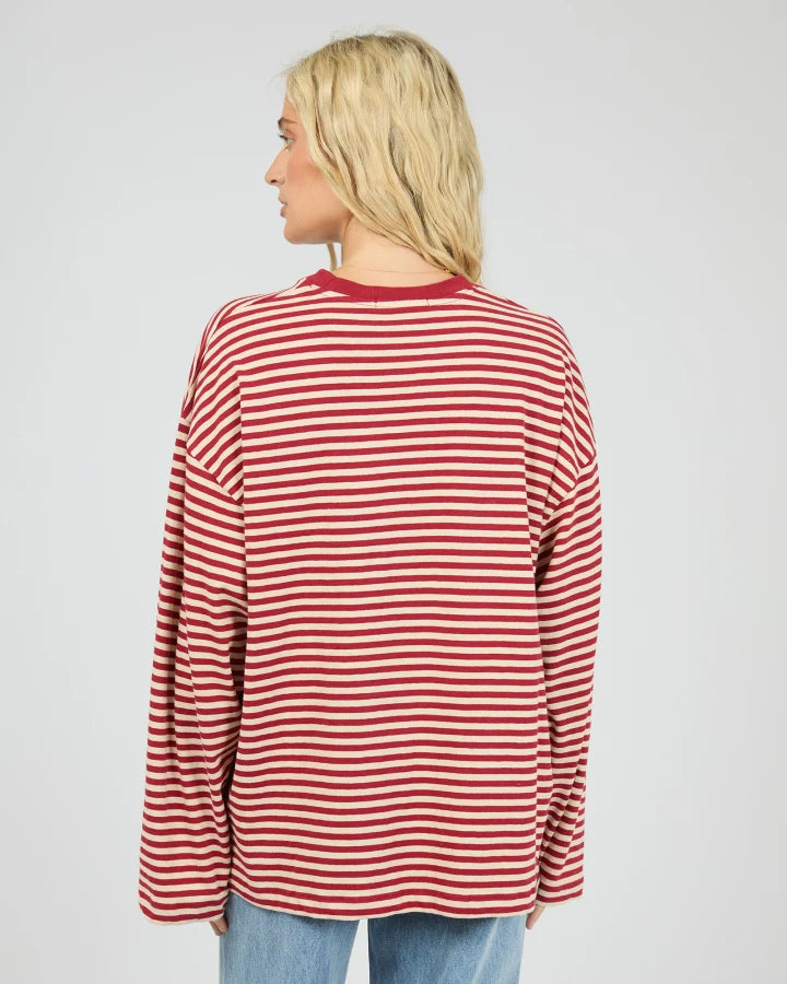 ALL ABOUT EVE - PALOMA LS STRIPE TEE