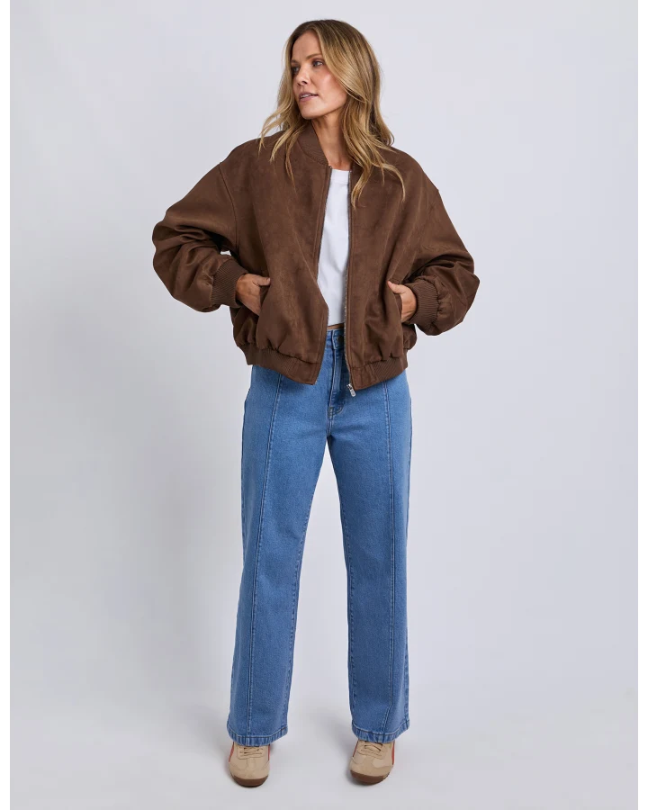 FOXWOOD - EVIE SUEDE BOMBER